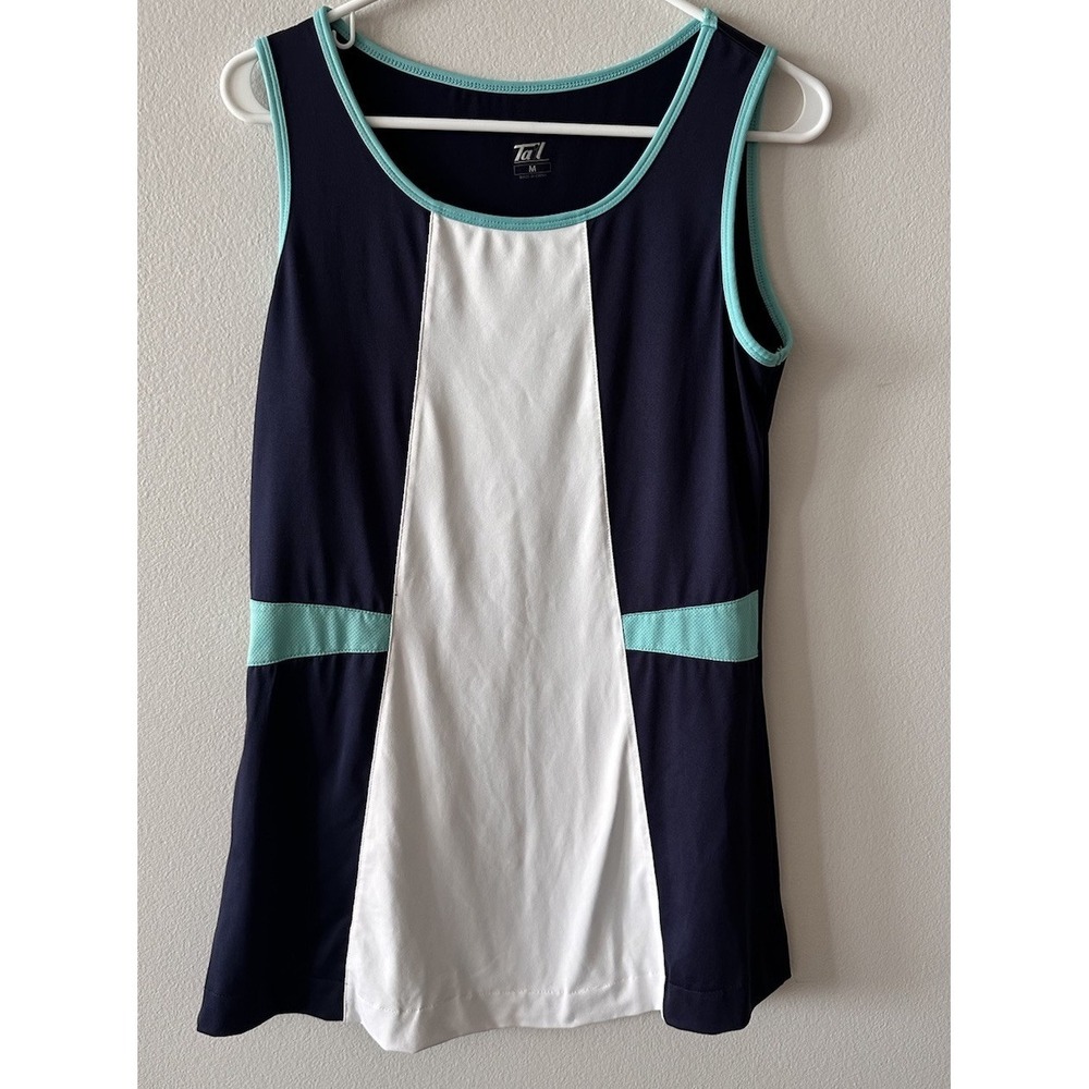 Tail Athletic Tank Dress Size Medium Stretch Tennis Golf Pickleball Color Block